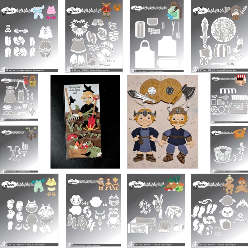Baby Food Diary - Wykrojniki do scrapbookingu z motywem śpiących