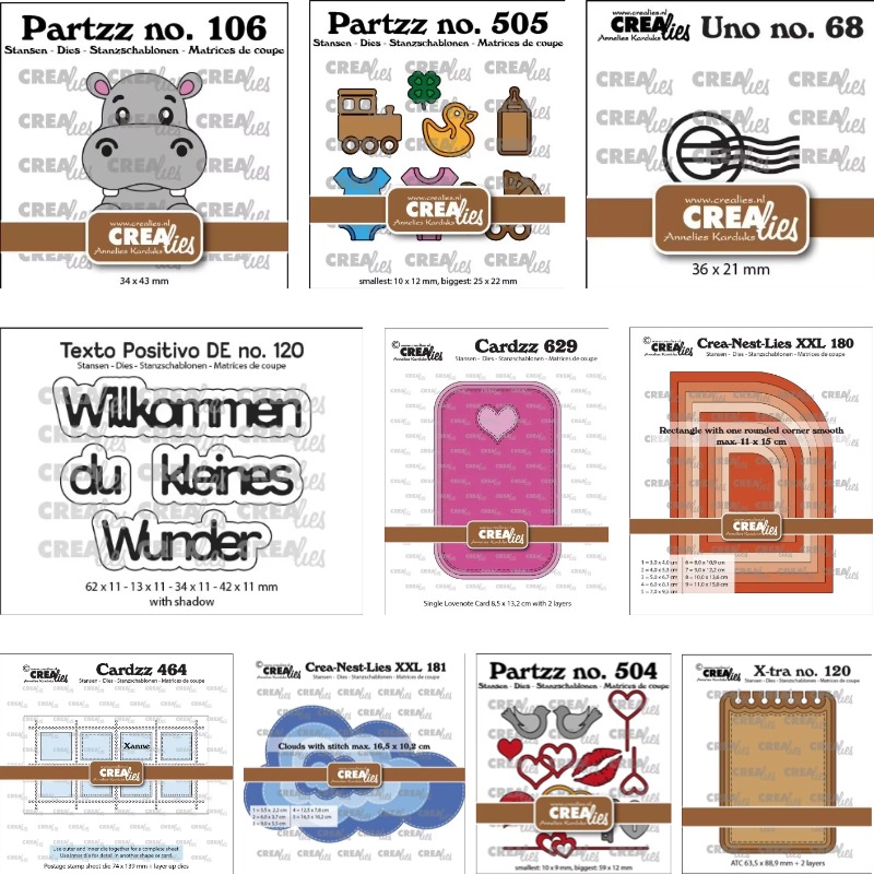 Baby Food Diary - Wykrojniki do scrapbookingu: chmurka, kwadrat, dekoracja