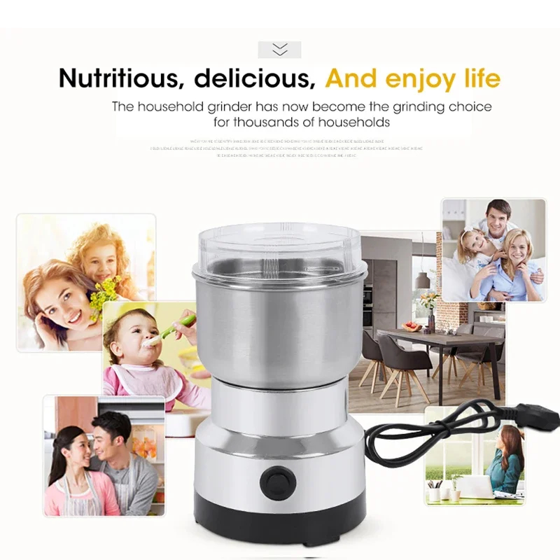 Baby Food Mill - Mini Elektryczny Rozdrabniacz Domowy 300ml Do