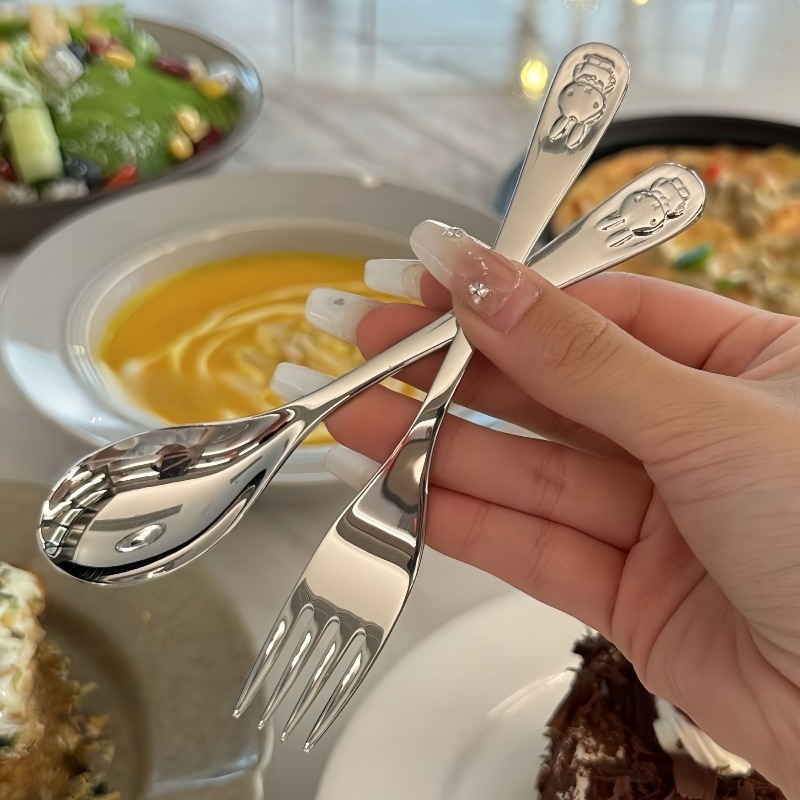 Baby Food Japan - Kreskówkowa, urocza łyżeczka dla dzieci ze