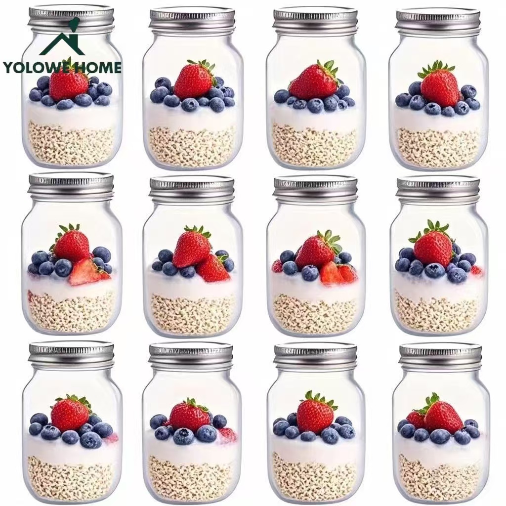 Baby Food Containers Glass - 6 sztuk, 12 sztuk, 500 ml/16