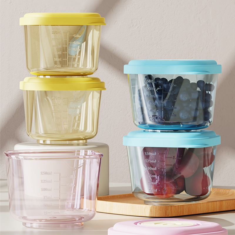 Baby Food Containers Glass - 6 szt. Pojemników na żywność dla