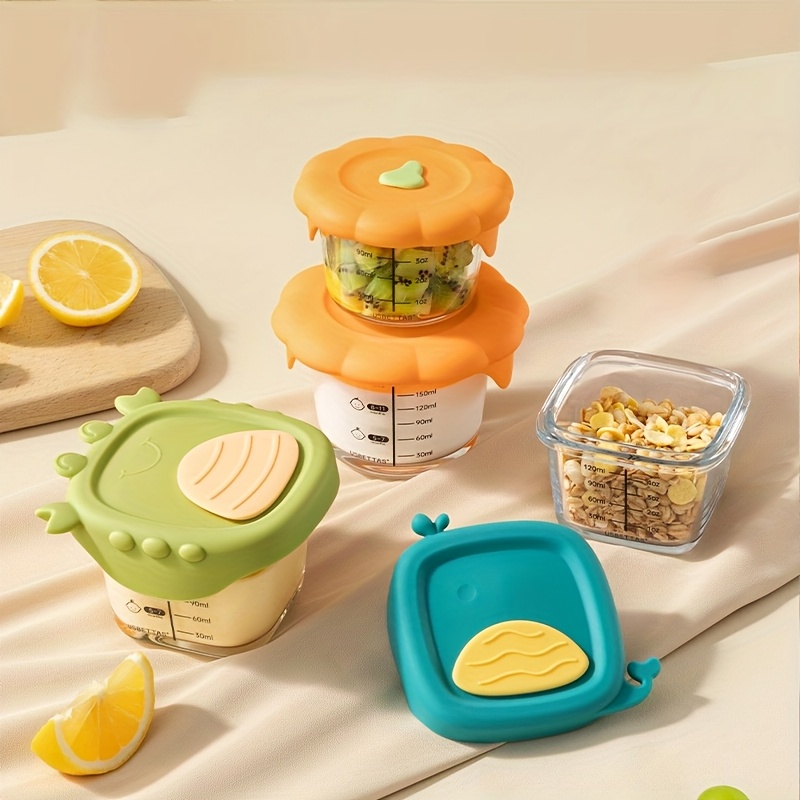 Baby Food Containers Glass - Szklany pojemnik na żywność dla niemowląt