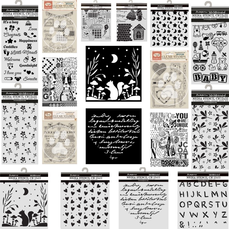Baby Food Diary - Wykrojniki do scrapbookingu: Dzieci, rodzina, serce,