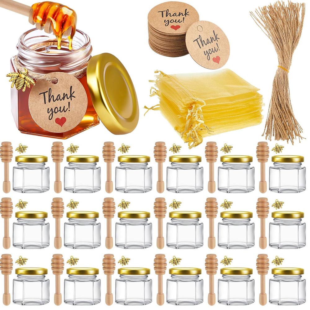 Baby Food Variety Pack - Mini słoiczki na miód z patyczkiem