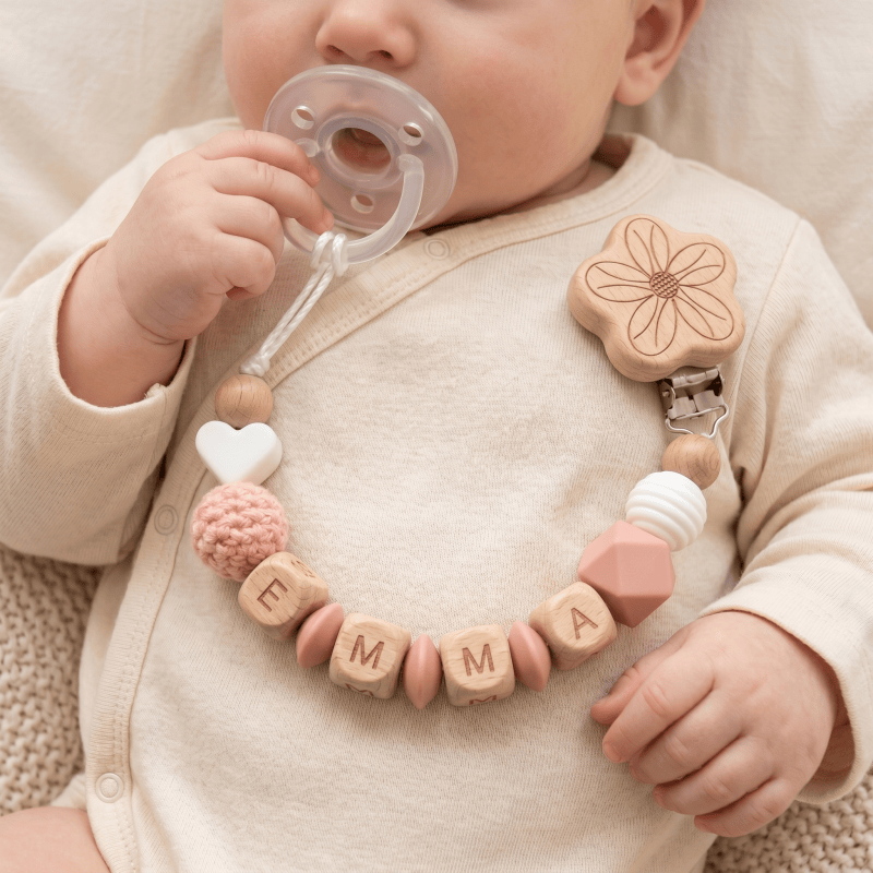 Baby Food Teether - Spersonalizowany klips do smoczka dla niemowląt