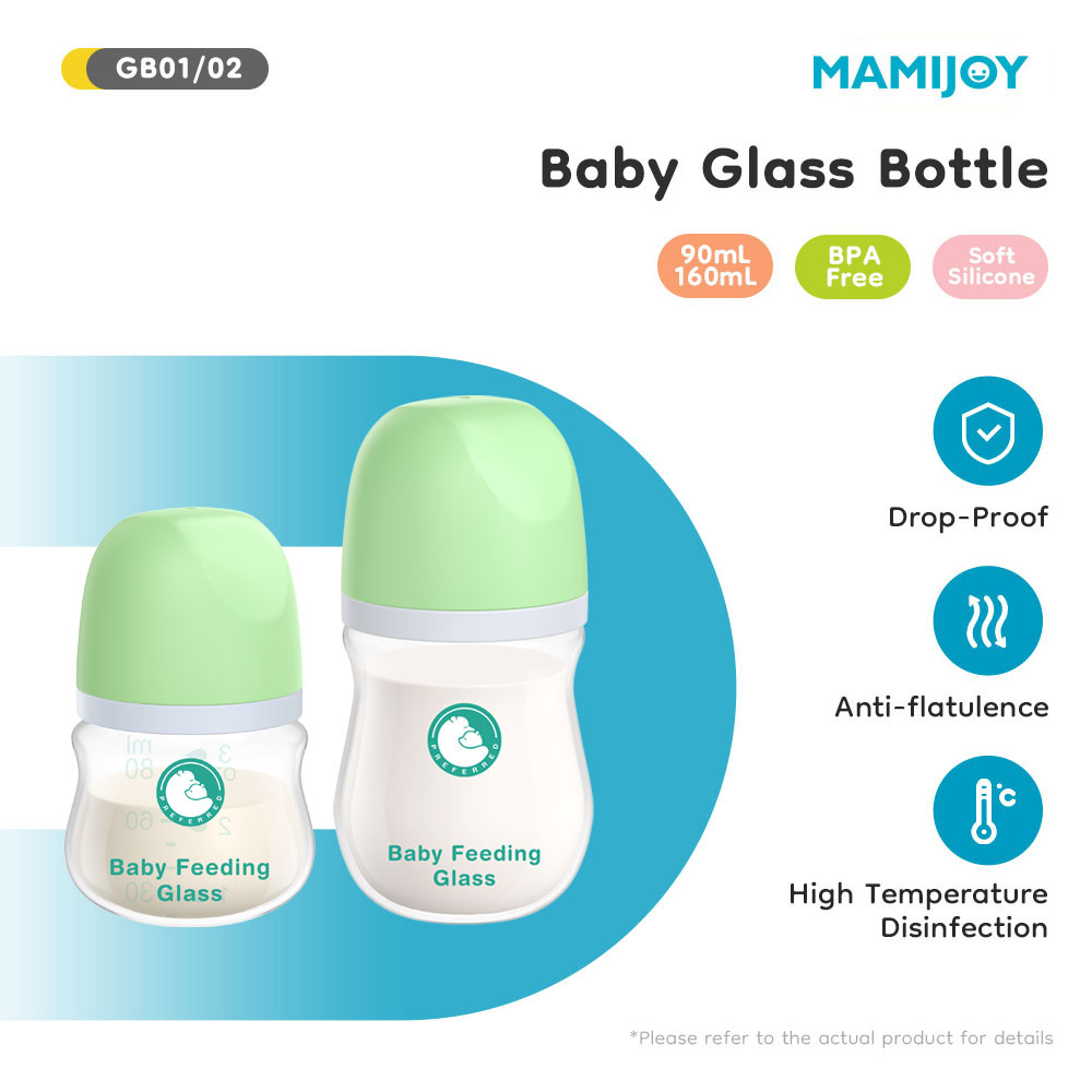 Baby Food Containers Glass - 1 szt. Butelki do karmienia noworodka
