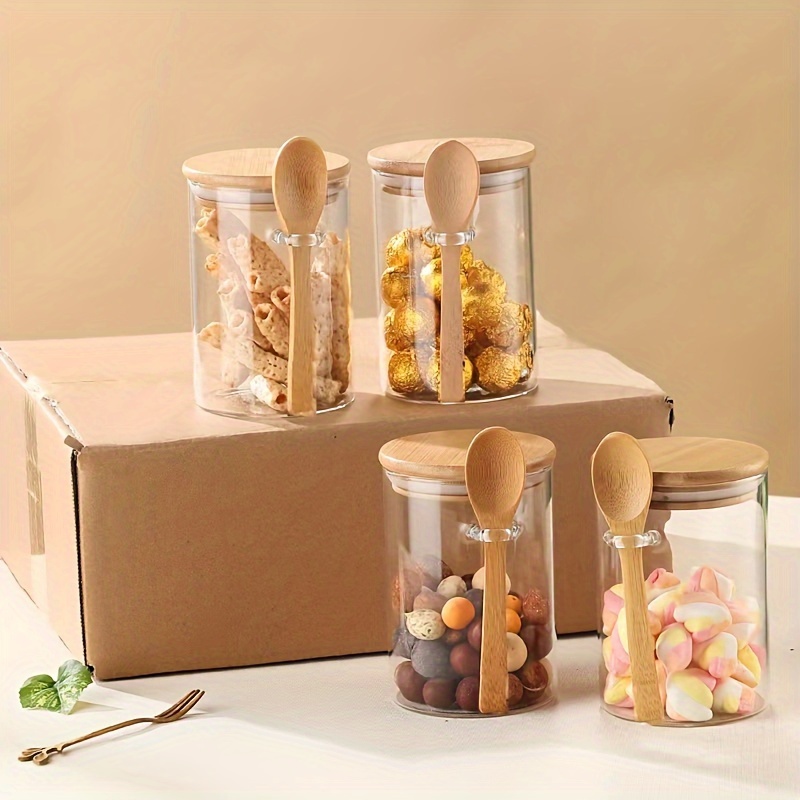 Baby Food Containers Glass - Słoik na słodycze 280 ml, słoik