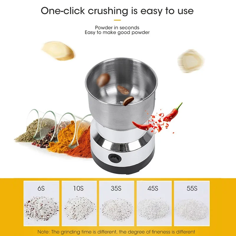 Baby Food Mill - Mini Elektryczny Młynek 300ml Ultra-drobny Pulweryzator
