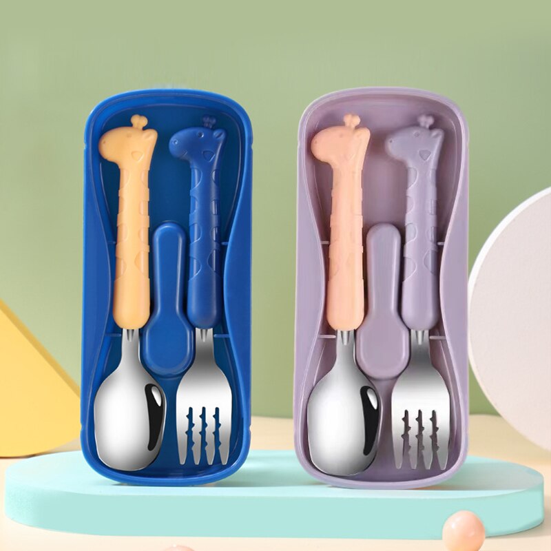 2 SZT. Dziecięce sztućce ze st – Easy Baby Food recenzja i cena