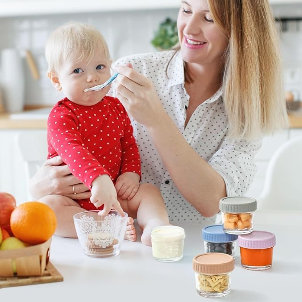 6 szt. Szklane słoiki typu Mas – Baby Food Containers Glass recenzja i cena