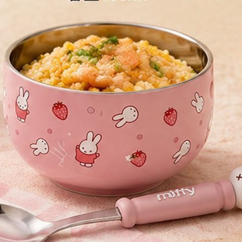 Kreskówkowa, kawaii miseczka M – Baby Food Japan recenzja i cena