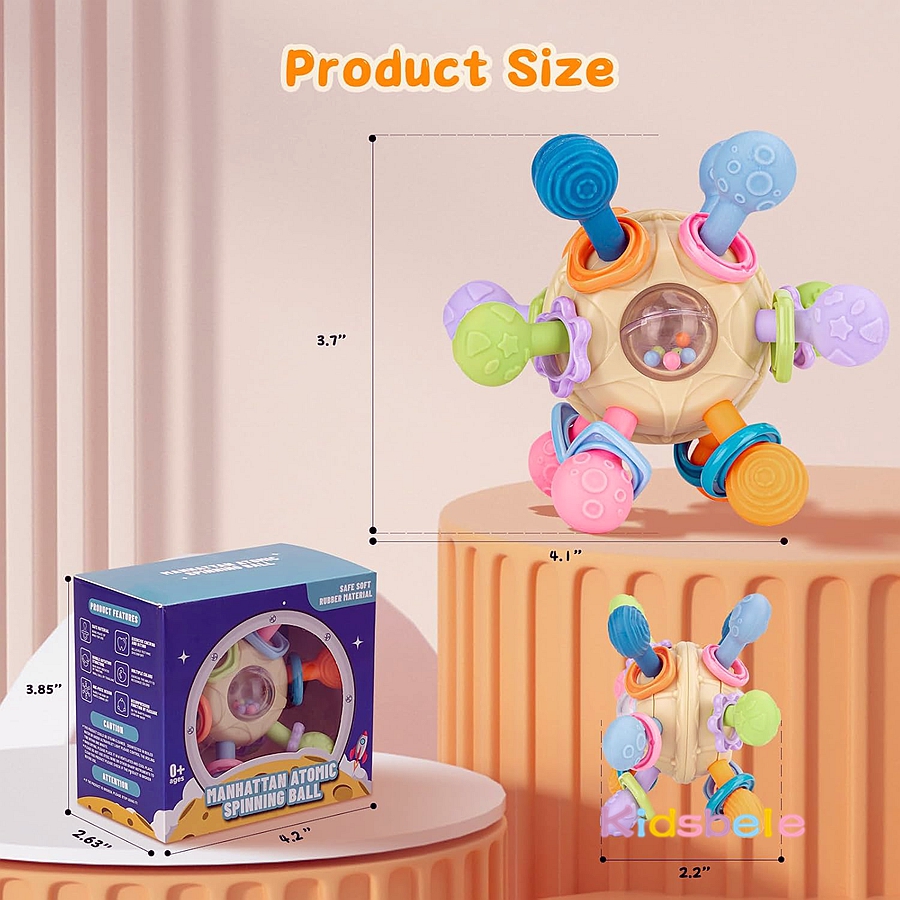 Zabawka dla niemowląt 3w1: kul – Baby Food Teether recenzja i cena