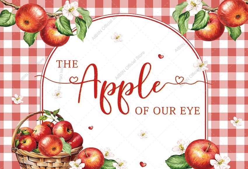    Tło na baby shower z motyw – Baby Food Apple recenzja i cena