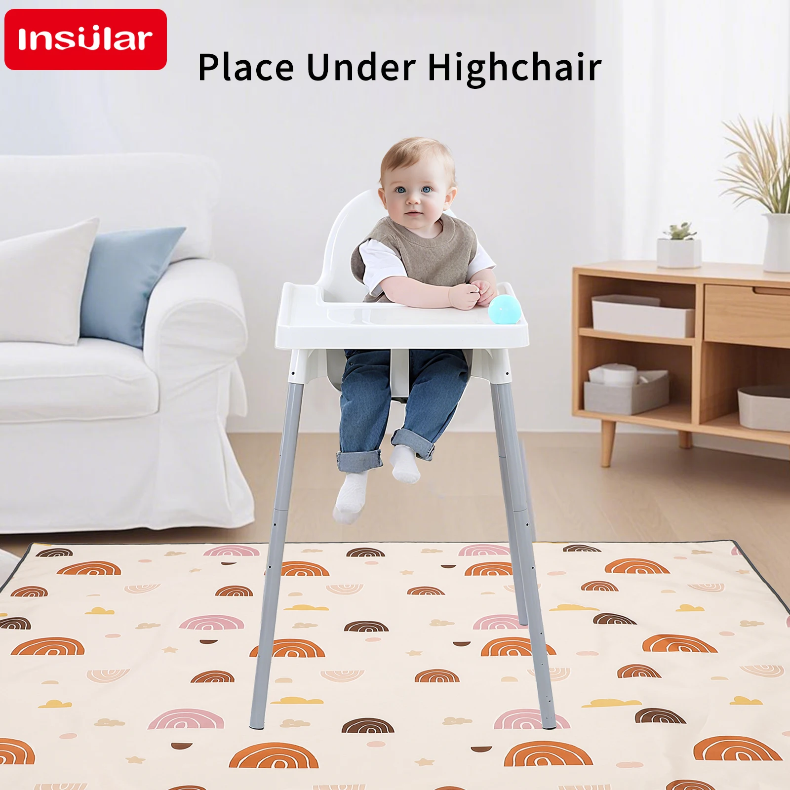 Mata pod krzesełko do karmieni – Highchair Splash Mat recenzja i cena
