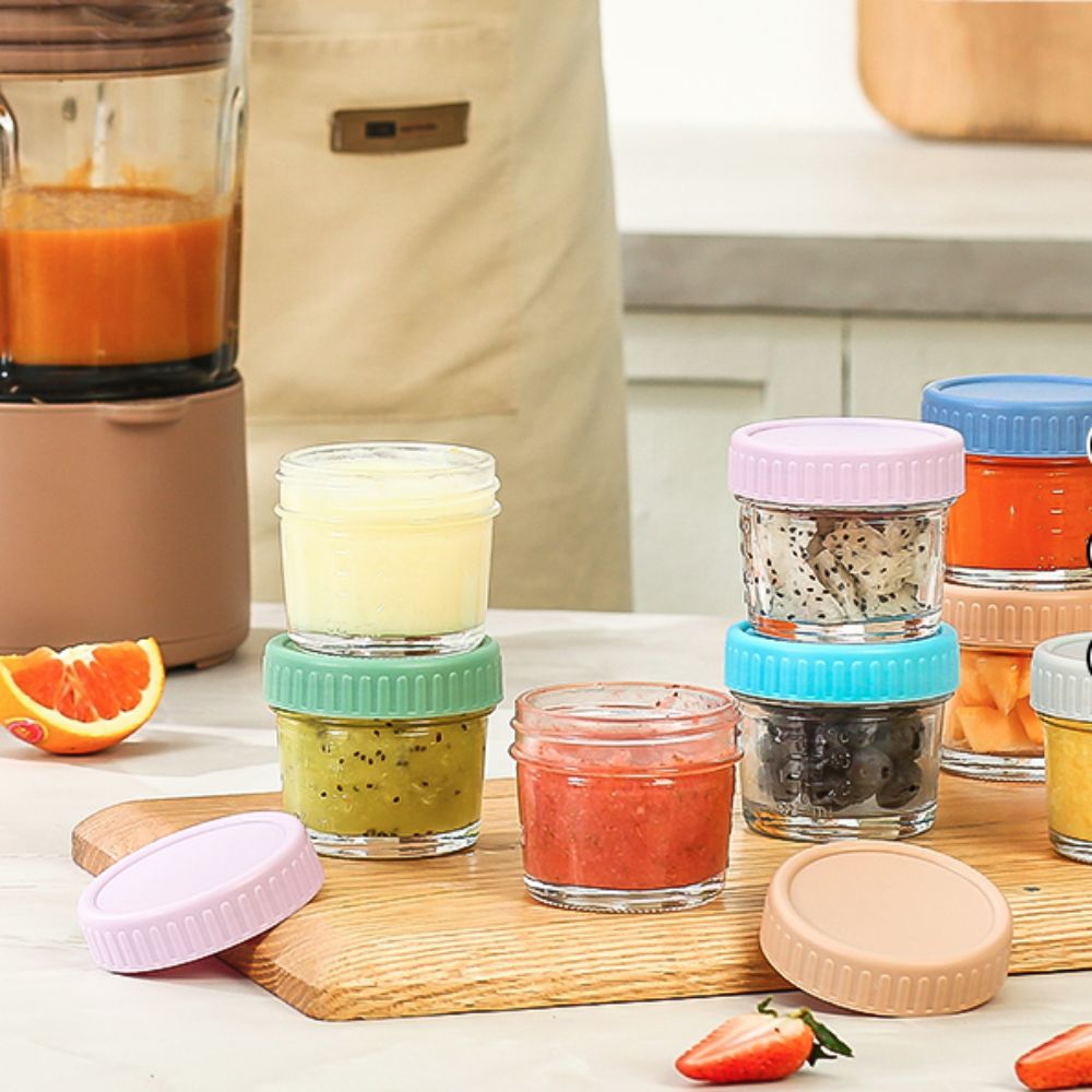 6 szt. Uniwersalnych szklanych – Baby Food Containers Glass recenzja i cena