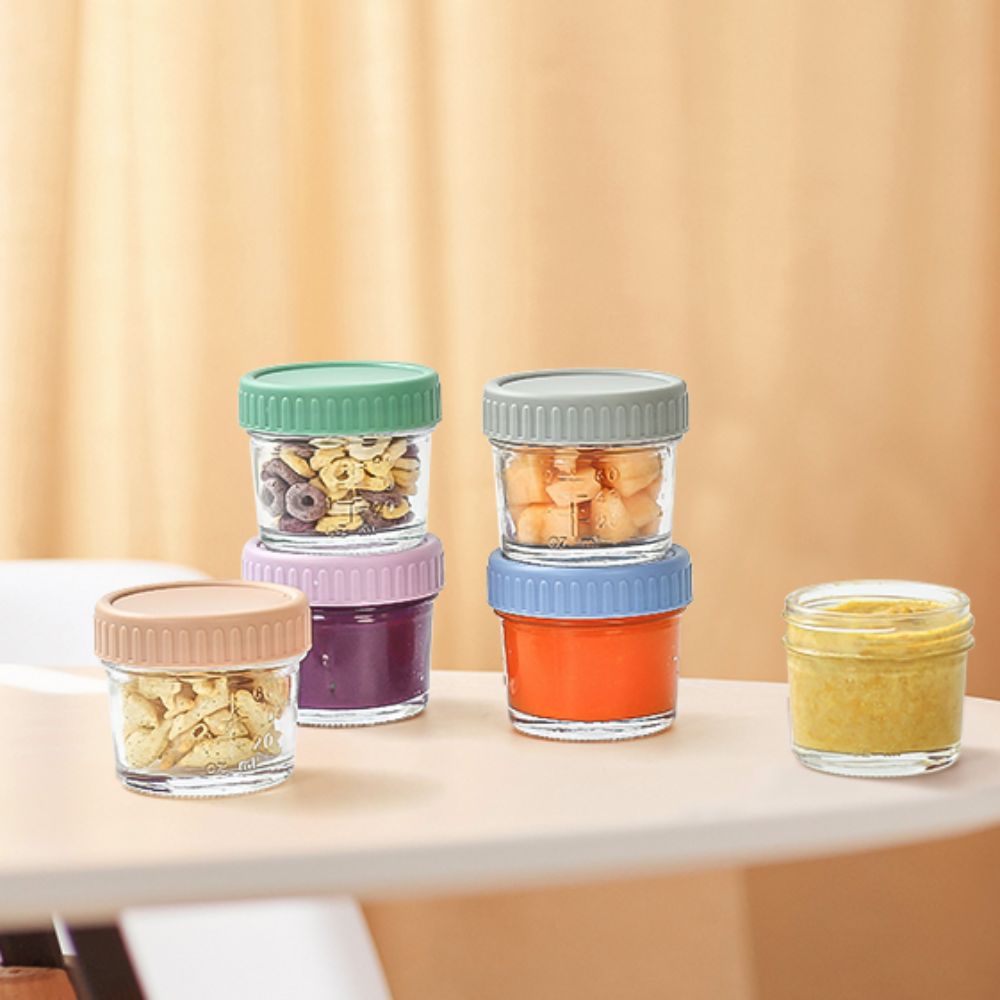 6 szt. Szklanych pojemników na – Baby Food Containers Glass recenzja i cena
