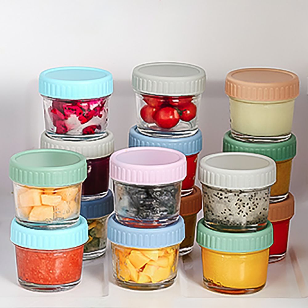 6 szt. Szklane słoiki na żywno – Baby Food Containers Glass recenzja i cena