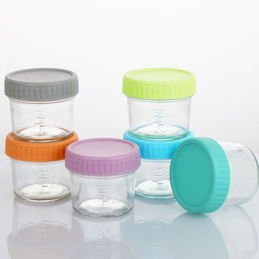 6 szt. Szklane słoiki na żywno – Baby Food Containers Glass recenzja i cena