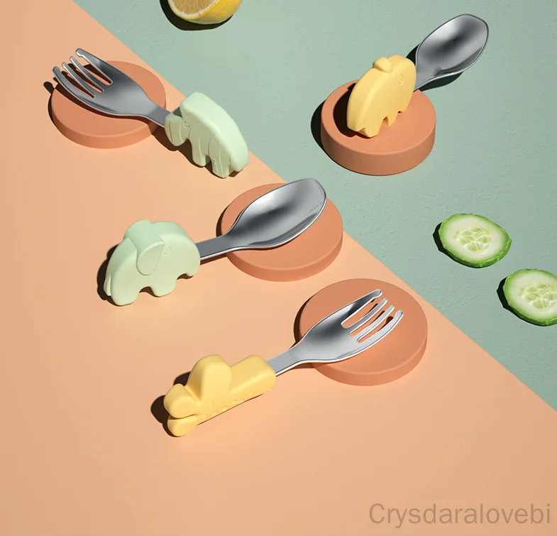 Zestaw Słonik Krótki Widelec Ł – Baby Food Japan recenzja i cena