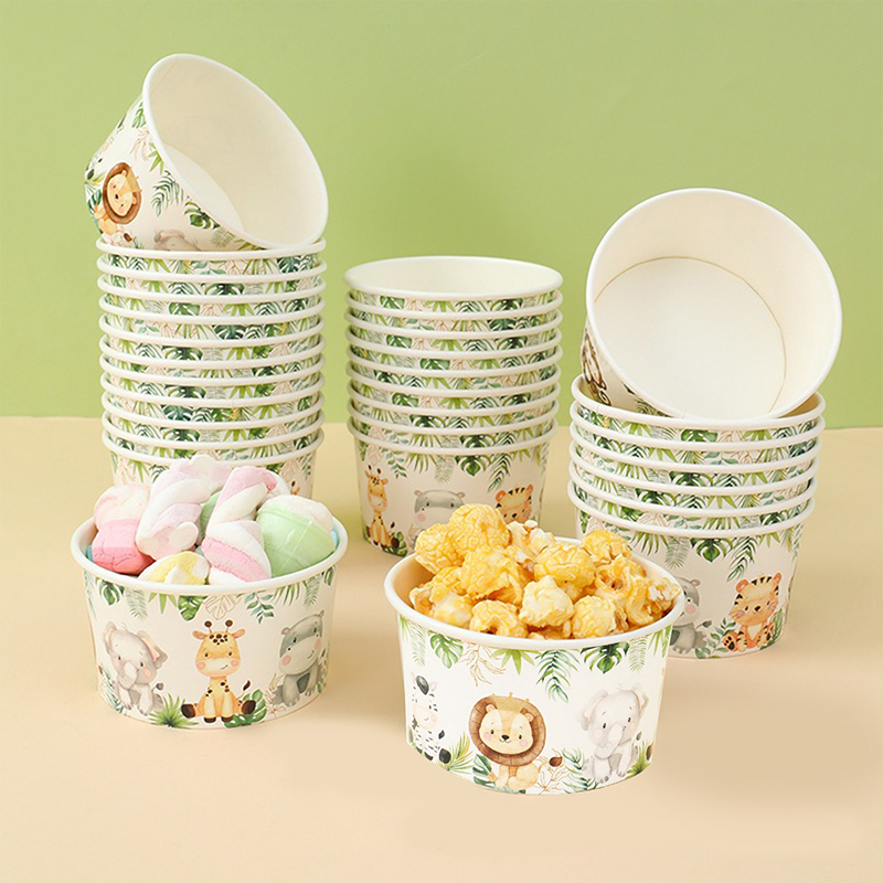 10 szt. Papierowe miseczki na  – Baby Food With Avocado recenzja i cena