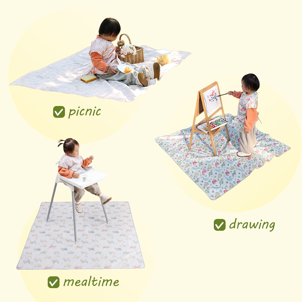 Elinfant 1 Pc Mata na wysokie  – Highchair Splash Mat recenzja i cena
