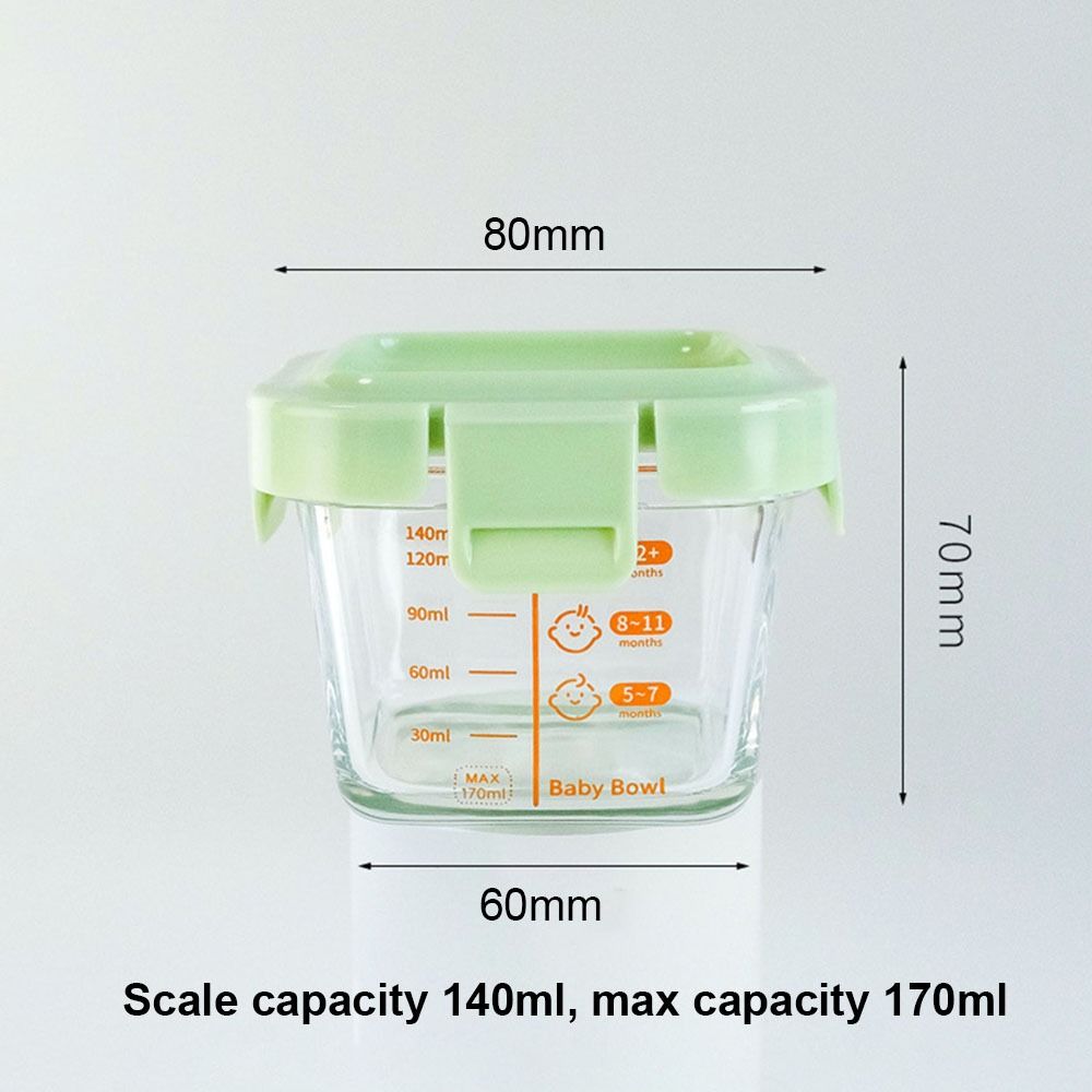 Nowy pojemnik na żywność 170 m – Baby Food Containers Glass recenzja i cena