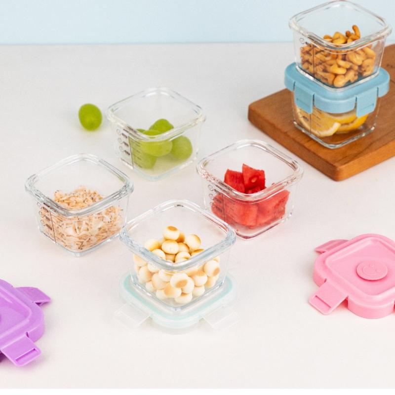 Odporny na ciepło pojemnik do  – Baby Food Containers Glass recenzja i cena