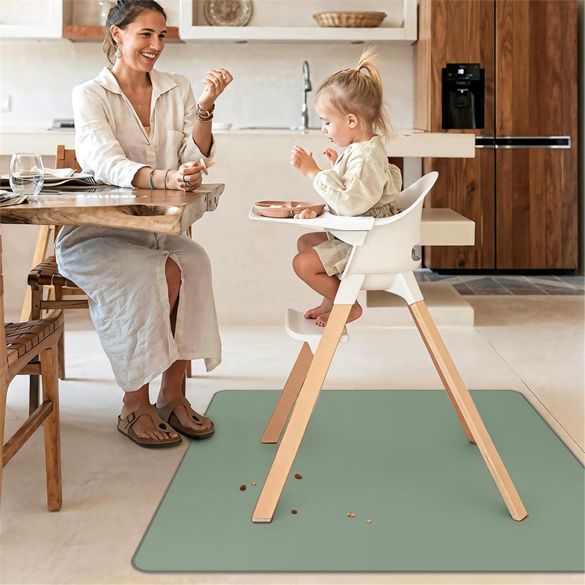 FUA@ Mata ochronna pod krzeseł – Highchair Splash Mat recenzja i cena